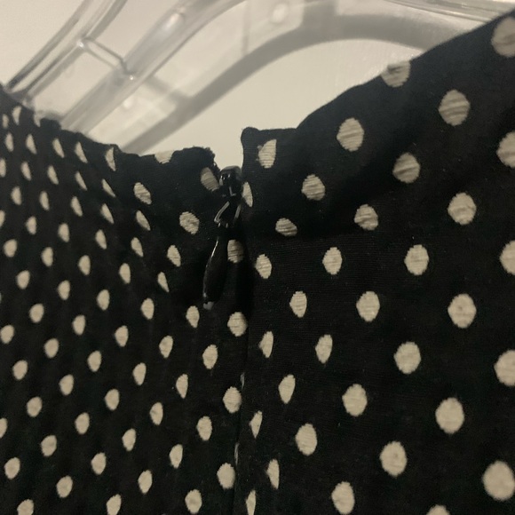 Neiman Marcus Polka Dot Dress Black and White Women’s Size 6 Like New Condition - Picture 5 of 5